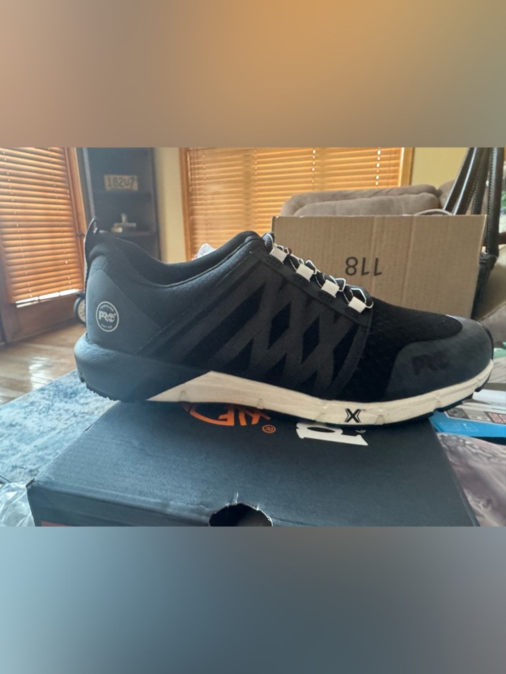 Timberland PRO Men's Black Athletic Safety Shoes size 11.5